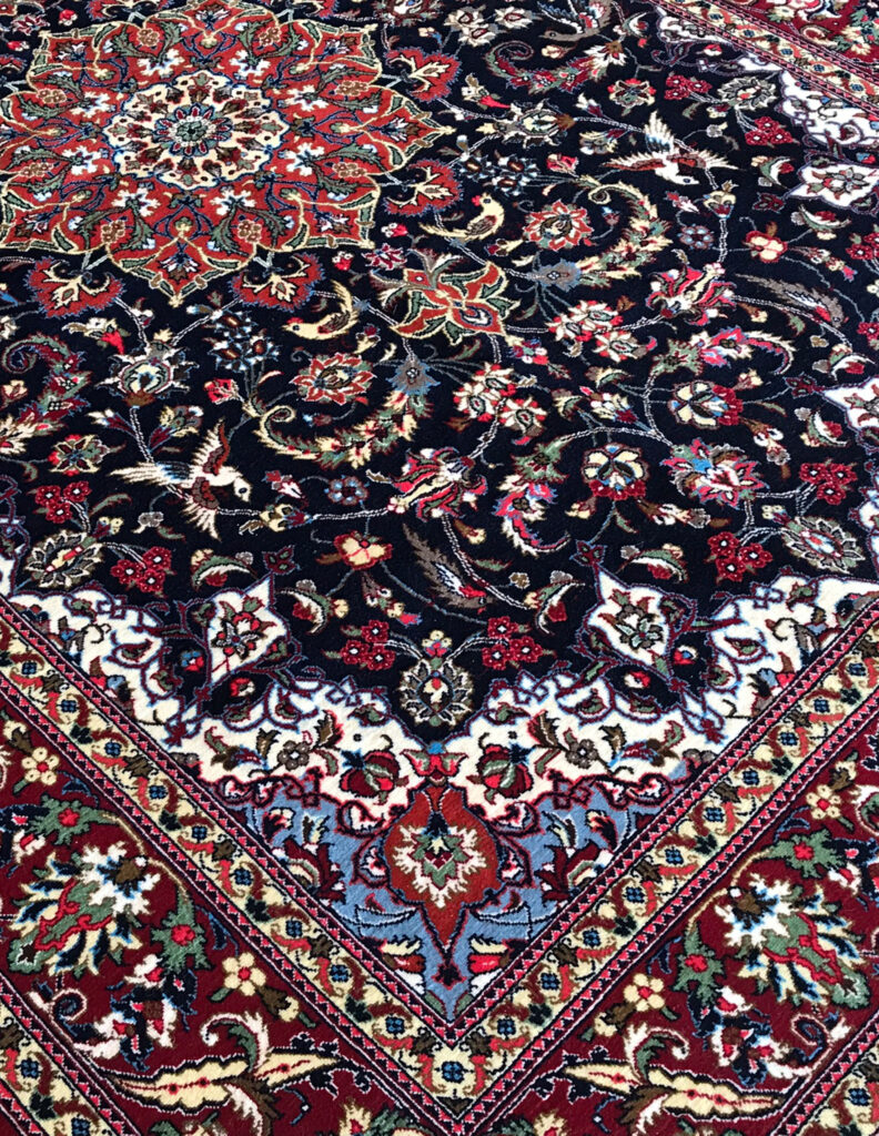 VERY FINE QUM MEDALLION Rugs by Zhaleh